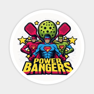 Pickleball POWER BANGERS Superheroes #4 Magnet